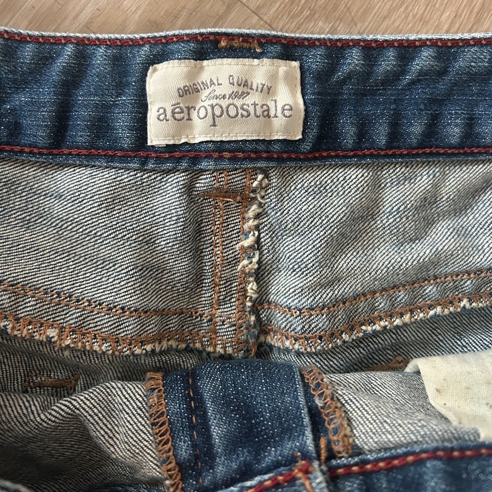 Aeropostale denim low rise cut-off shorts - Picture 4 of 8